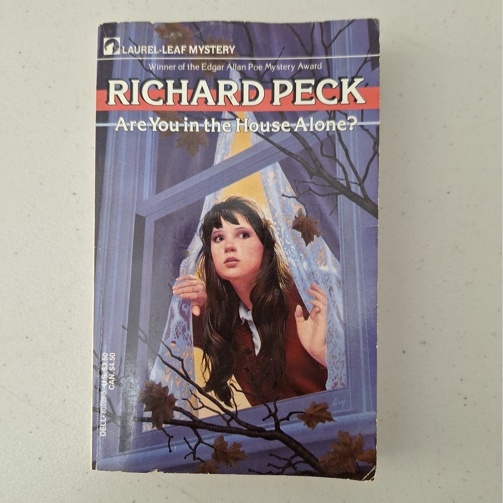 ARE YOU IN THE HOUSE ALONE By Richard Peck - Hardcover Perma Bound Library